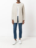 round neck cardi-coat 