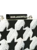 stars motif rigid clutch