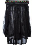 beaded off-shoulders blouse