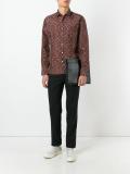 top zip flat clutch