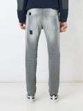 distressed detail jeans