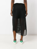 perforated wrap skirt