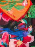 parrot print scarf