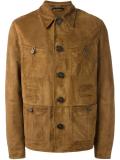 textured leather jacket