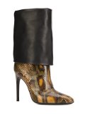snakeskin effect boots
