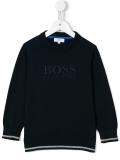 embroidered logo jumper 