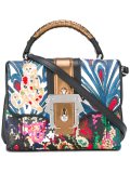 abstract print small tote