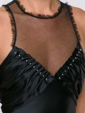 slip dress with ball studs