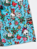 Mc2 Saint Barth Kids x Ed Hardy tattoo print swim shorts