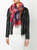 checked scarf