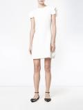 scalloped sleeve dress