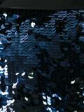 sequinned A-line skirt