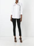 floral beaded shirt