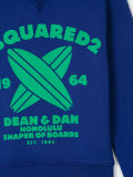 surfboard print sweatshirt