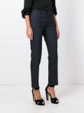 patterned tailored trousers