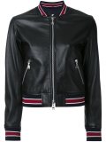 cropped leather jacket 