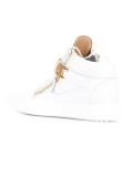 metallic strap hi-tops