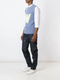 sleeveless knitted jumper
