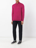 The Regent fine gauge half zip jumper