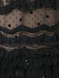 'Trumpet' layered lace dress