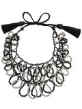 beaded loop necklace