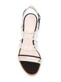 transparent strap sandals