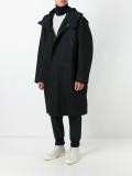 宽松拉链连帽外套