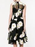 floral embroidered dress