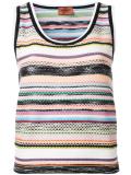 striped knitted tank
