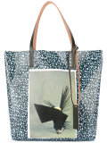 printed shopper tote