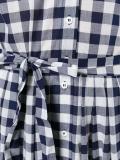 checked maxi dress