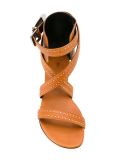 buckled strap sandals