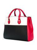 colour-block tote
