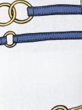 belt print sweatshirt