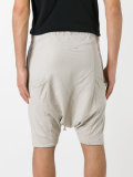 drop-crotch panel shorts 