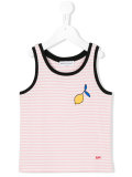 lemon patch striped top