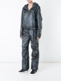 padded hooded jumpsuit