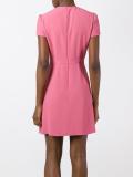 bow detail flared dress