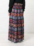 crochet lace pleated skirt