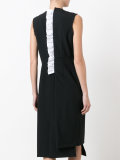 frill detail midi dress