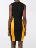 lace-up detail dress