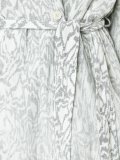 marble print trench coat
