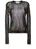 sheer thread detail jumper 