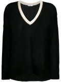 V neck knitted top 