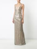 open back sequined dress