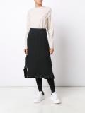 A-line midi skirt