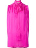 tie neck tank top