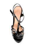 T-bar heeled sandals 