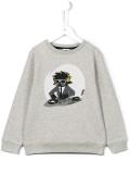 printed front sweatshirt