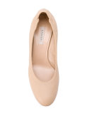 metallic-heel pumps
